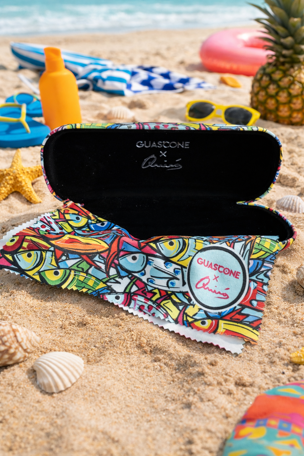 FUNDA Y GAMUZA DE ATUNES DE COLORES